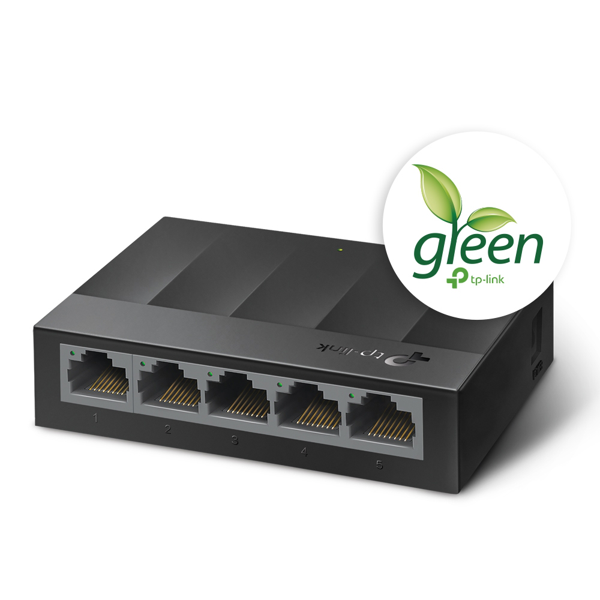 TP-LINK OMADA LS1005G, Green Tech, 5Port, GigaBit, Yönetilemez, Masaüstü Switch - Image 1