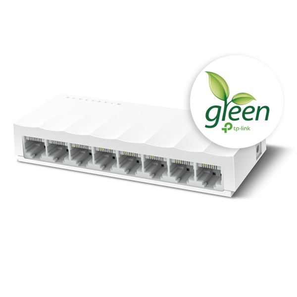 TP-LINK OMADA LS1008, Green Tech, 8 Port, MegaBit, Yönetilemez, Masaüstü Switch - Image 1