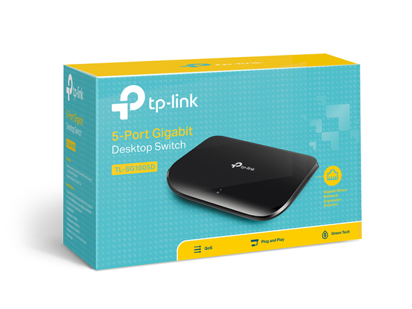 TP-LINK OMADA TL-SG1005D, 5 Port, GigaBit, Yönetilemez, Masaüstü Switch - Image 1