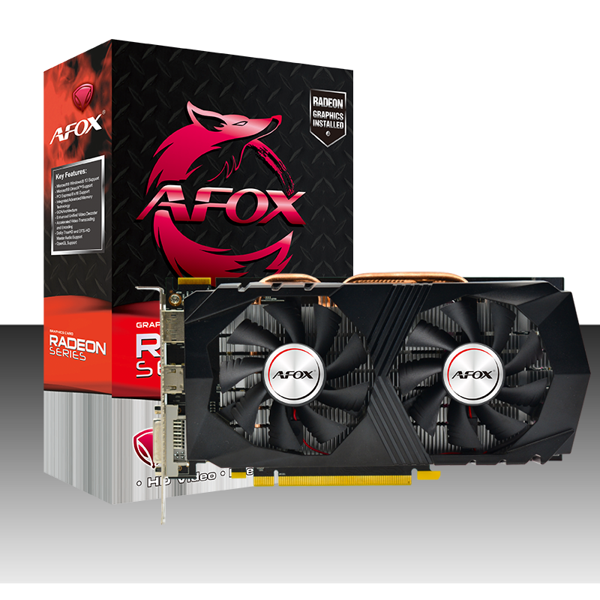AFOX ARF9370-4096D5H4 AMD Radeon R9 370, 4Gb, GDDR5, 256Bit, 1xDVI, 1xHDMI, 1xDP GAMING Ekran Kartı - Image 1