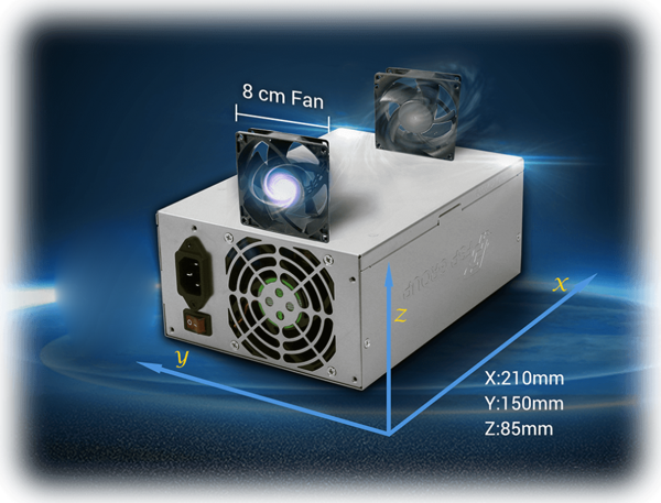 FSP CANNON, FSP1600-55YD, 1600W, GAMING, ATX, Power Supply (PSU) - Image 1