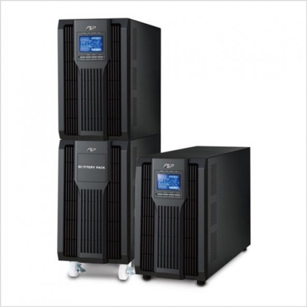 FSP Champ10K 10KVA Online 1F/1F UPS (16x9A Akü)  - Image 1