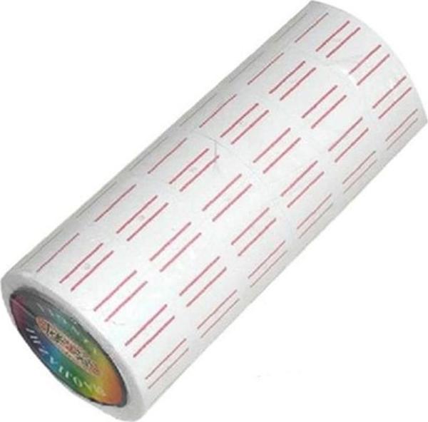 Tanex Fiyat Etiketi Çizgili 12 mm x 21 mm 6 Adet  - Image 1