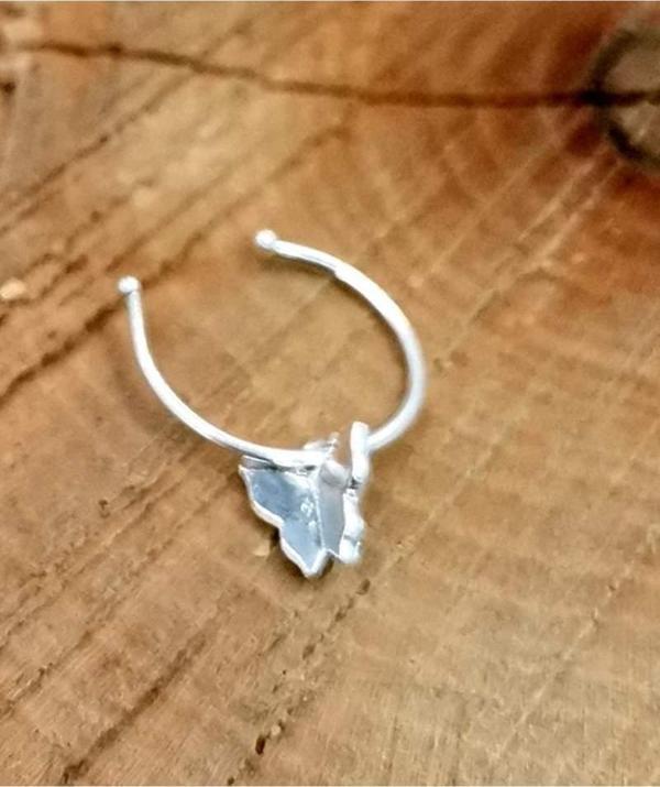 Gümüş Figürlü Halka Hızma(Delikli Veya Deliksiz Kullanıma Uygundur.) - Image 1