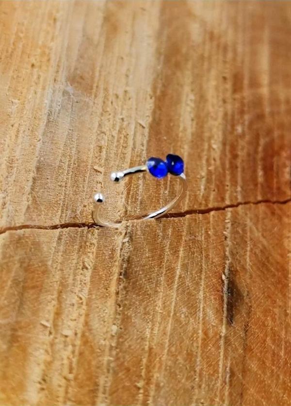 Gümüş Mavi Taşlı Hızma ( Burun Delikli yada Deliksiz Kullanır) - Image 1