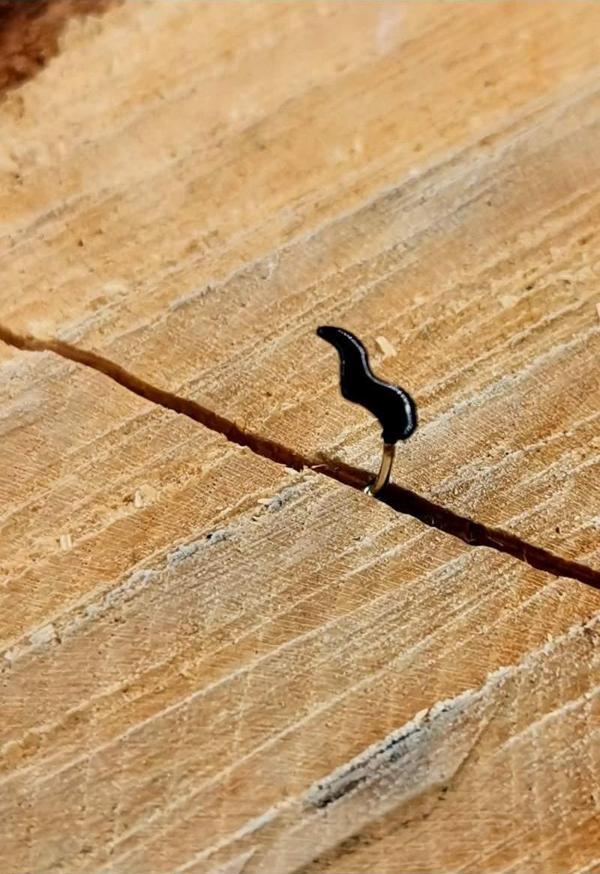 Gümüş Siyah Bıyık Figürlü Hızma - Image 1