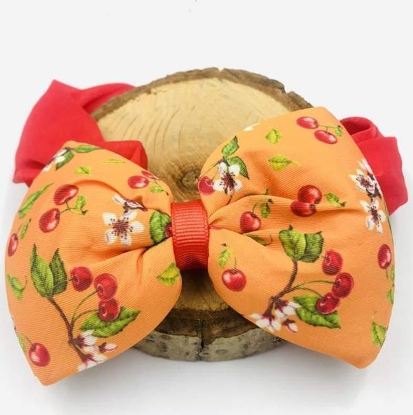 Desenli Lastik Bandana - Image 1