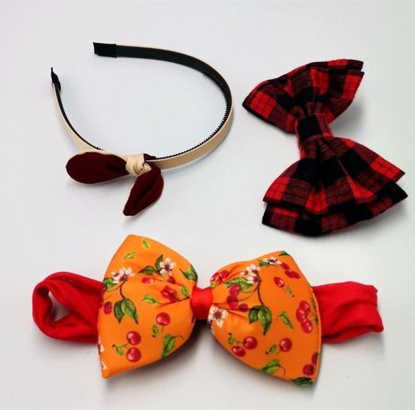 Renkli Desenli Taç Toka Bandana Set - Image 1