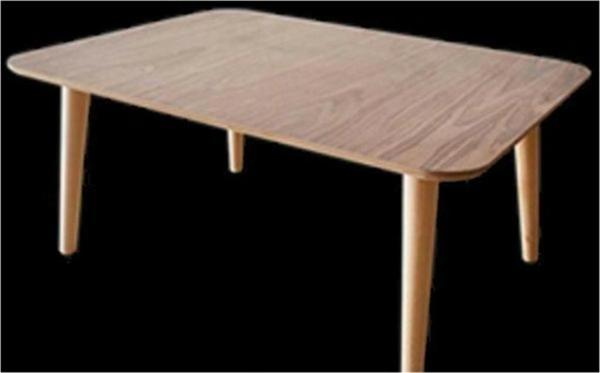 Orta Sehpa 18523 RETRO Model Ahşap Kayın Ayak MDF HAM Soft çizgi Tabla El Yapım  - Image 1