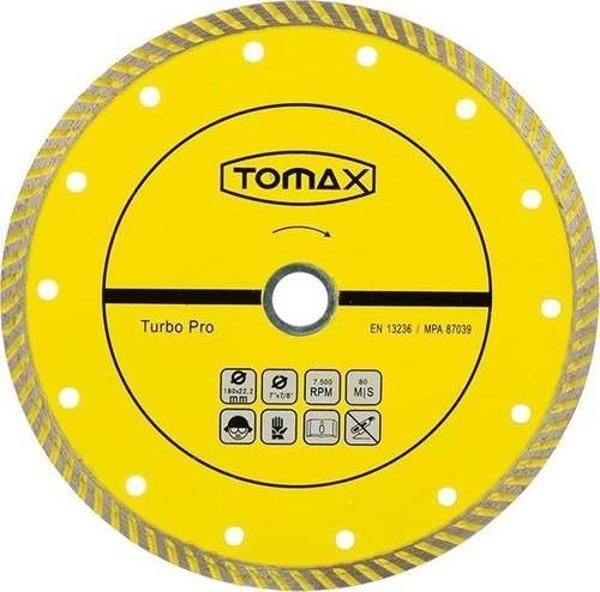 Tomax Turbo Elmas Mermer Kesici 115 Sarı - Image 1