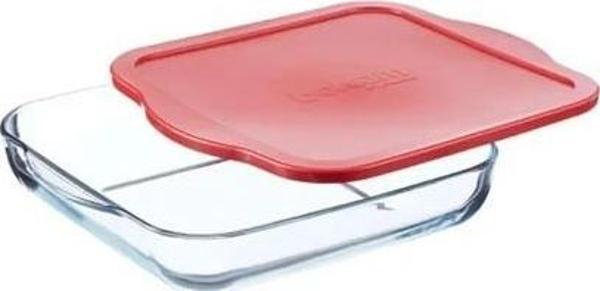 Paşabahçe Borcam Kare Silikon Kapaklı 59854 1040cc - Image 1