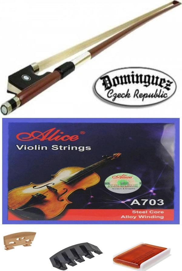 Anatolia Keman Yayı Arşe Keman Tel Seti Susturucu Reçine Eşik - Image 1