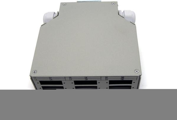 Beek DIN-Ray için Sonlandırma Kutusu, 6 x SC/Duplex Coupler için (Fiber coupler ve pigtail haricen t - Image 1