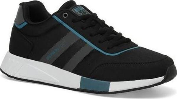 U.S. Polo Assn. DRAGO 4FX SİYAH MAVİ COMFROT CASUAL SPOR AYAKKABISI - Image 1