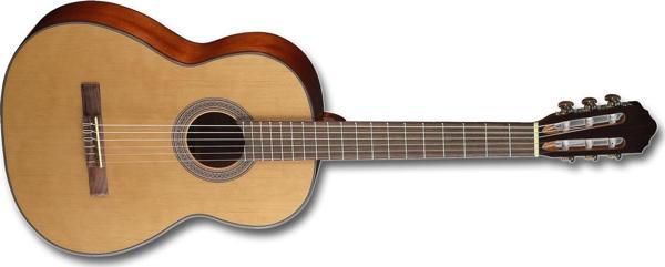 KLASİK GİTAR, NATÜREL, MASİF LADİN KAPAK, - Image 1