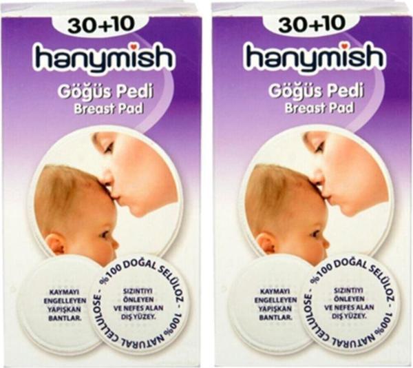 Hanymish Göğüs Pedi 30+10 Adet (40'lı) X 2 Kutu - Image 1