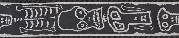 GİTAR ASKISI 50MM LOCK-JS SKULL N BONES - Image 1