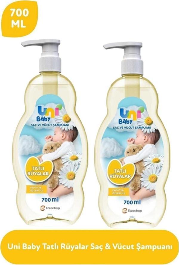 Uni Baby Şampuan 700 ml Tatlı Rüyalar 2 Adet - Image 1
