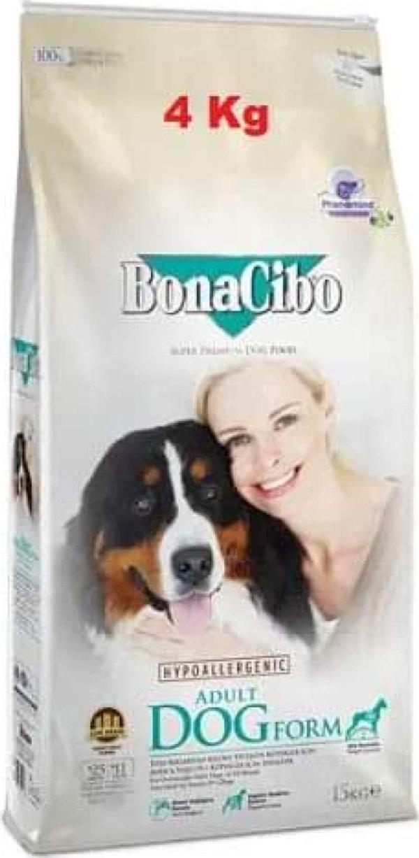 Bonacibo Adult Dog Form Form Yetişkin Köpek Maması 4 Kilo - Image 1