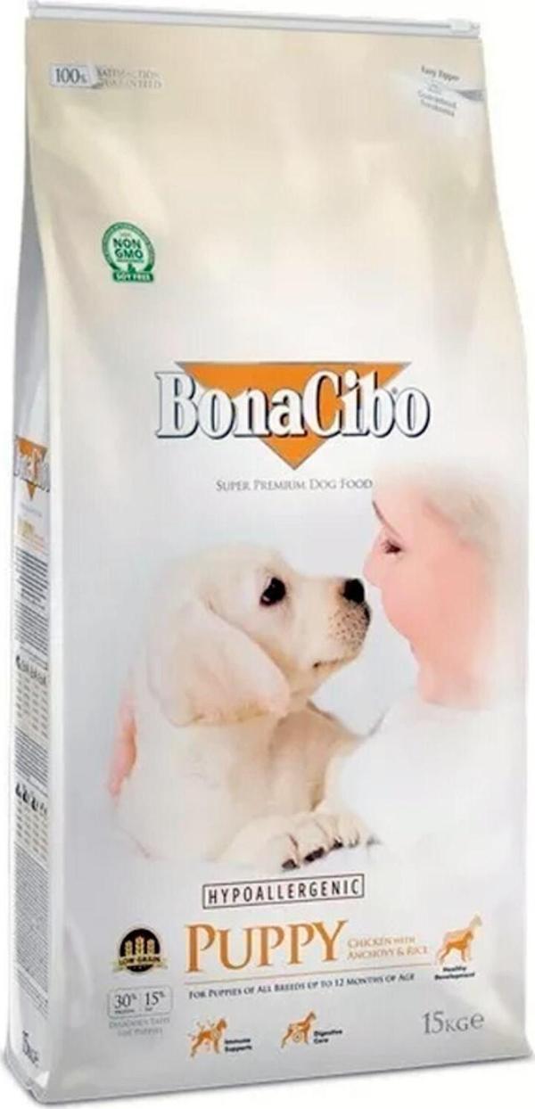 Bonacibo Puppy 15 Kg Tavuklu Ve Balıklı Yavru Köpek Maması - Image 1