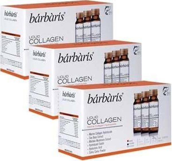 Barbaris Liquid Collagren Takviye Edici grıda 50 ml 10 Adet 3'Lü Paket - Image 1