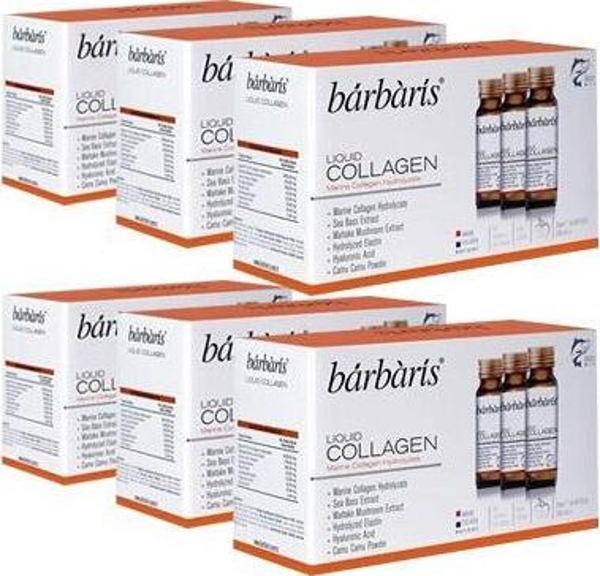 Barbaris Liquid Collagren Takviye Edici grıda 50 ml 10 Adet 6'Lı Paket - Image 1