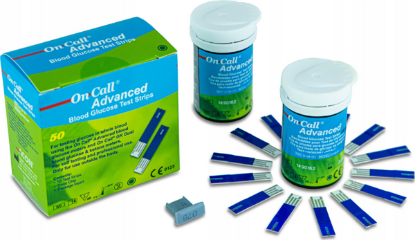 On Call Advanced Kan Şekeri Ölçüm Stribi 50 Adet - Image 1