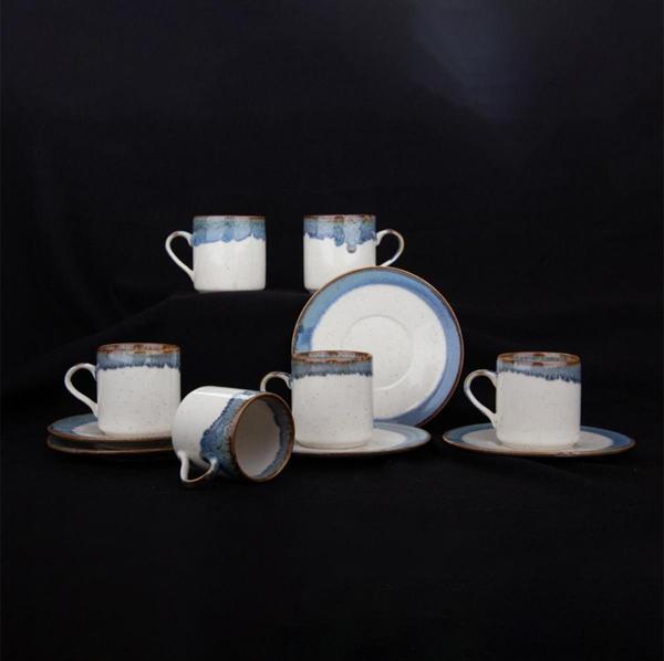 Aryıldız Perugia 6 Kişilik Kahve Fincan Takımı 90 ml - Image 1