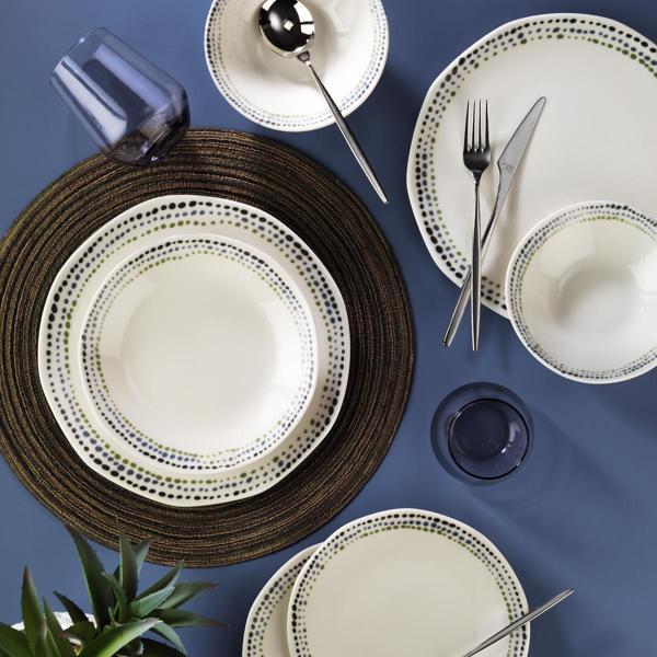 Aryıldız Ruby Blue 16 Parça 4 Kişilik Yemek Takımı - Image 1