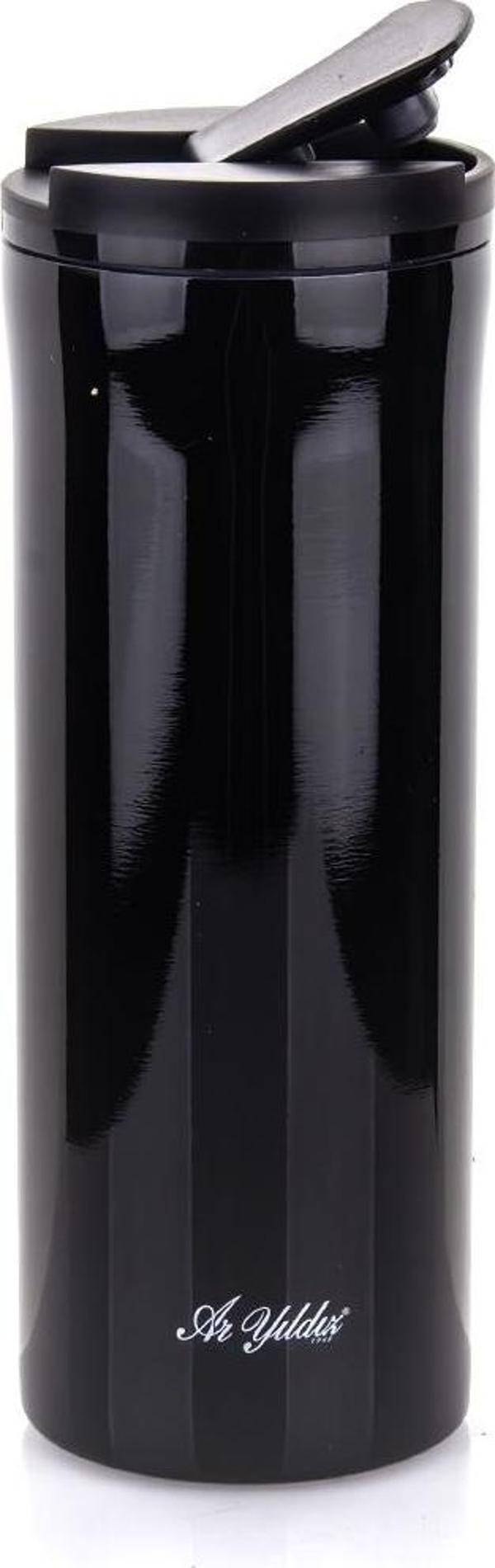 Aryıldız Totem Bardak Termos Siyah 400 ML - Image 1