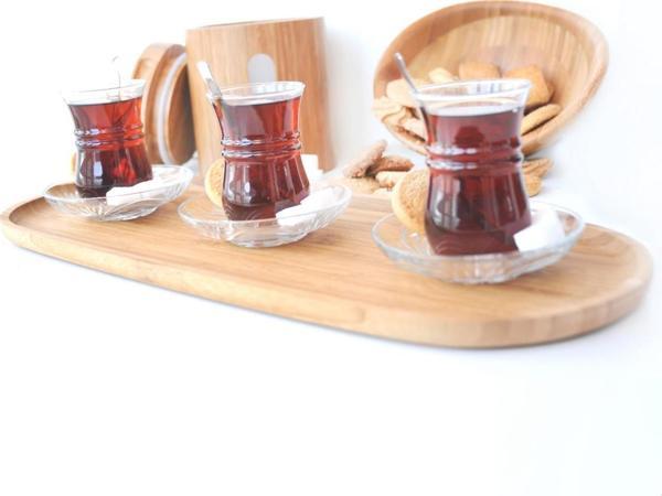 Bambum Latte Dikdörtgen Tepsi Büyük - Image 1