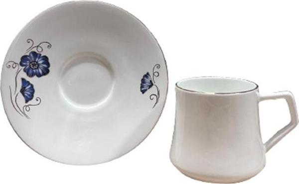 Evaliza Nostalji Kelebek 6 Kişilik Kahve Fincan Takımı 80 ml - Image 1