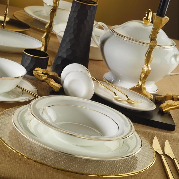 Evaliza Perla Gold Yemek Takımı 60 Parça - Image 1