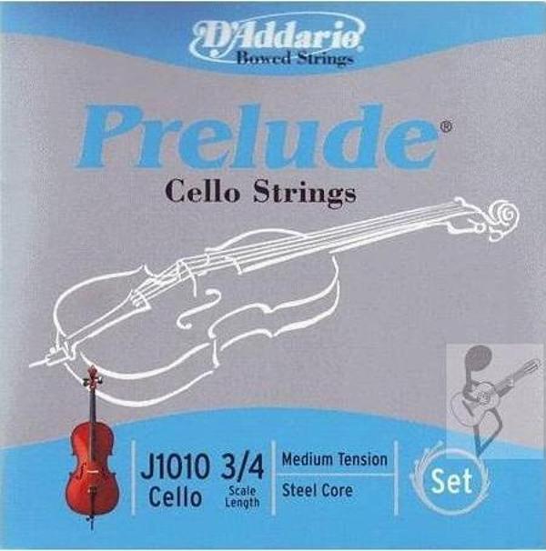 CELLO TEL SETİ, PRELUDE, 3/4 SCALE, MEDIUM TENSION - Image 1