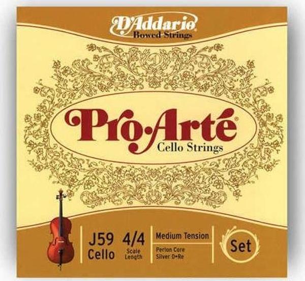CELLO TEL SETİ, PRO-ARTE, SCALE 4/4, MEDIUM TENSIO - Image 1