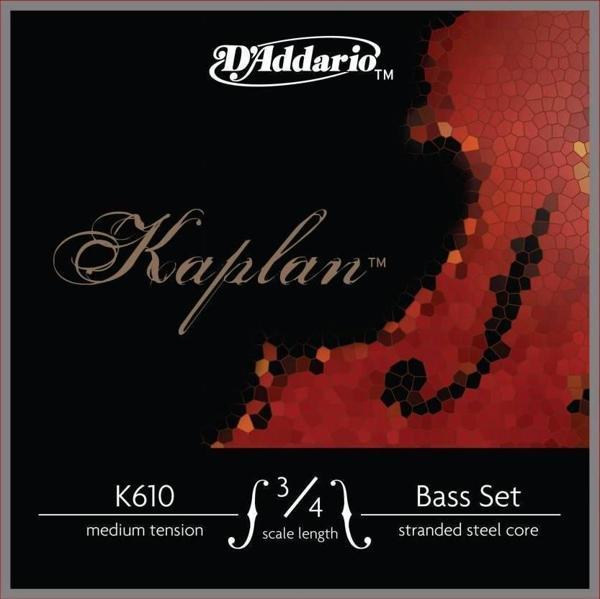KONTRABAS TEL SETİ, KAPLAN, SCALE 3/4, MEDIUM TENS - Image 1