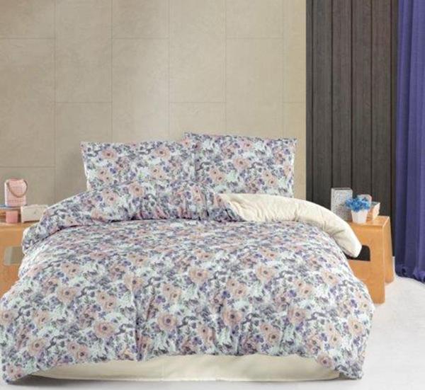 Aryıldız Home Exclusive Saten Nevresim Çift Kişilik Peony - Image 1