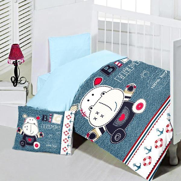 Maxstyle Big Hippo Bebek Nevresim Takımı - Image 1