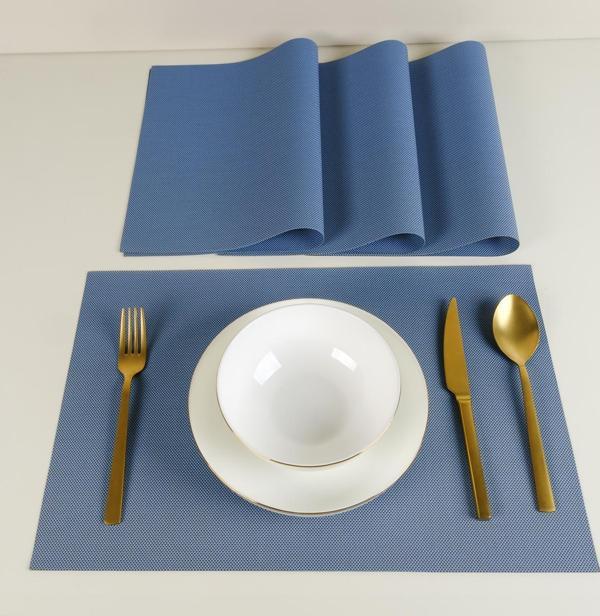 Maxstyle Harmony Azure 4 Parça Amerikan Servis Seti 30x45 cm - Image 1