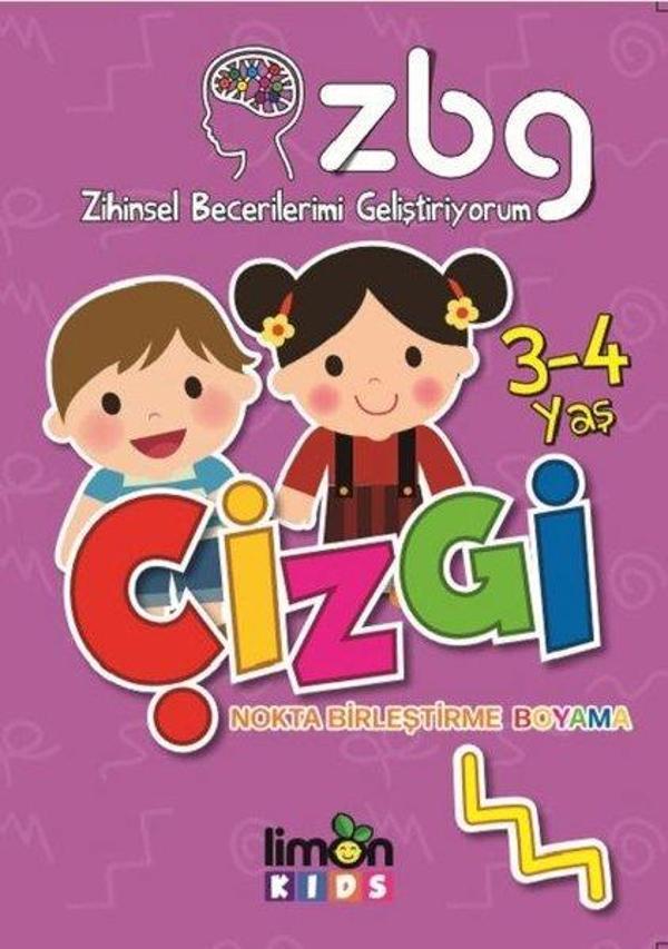 Çizgi 3-4 Yaş-Zihinsel Becerilerimi Geliştiriyorum - Limonkids - Image 1