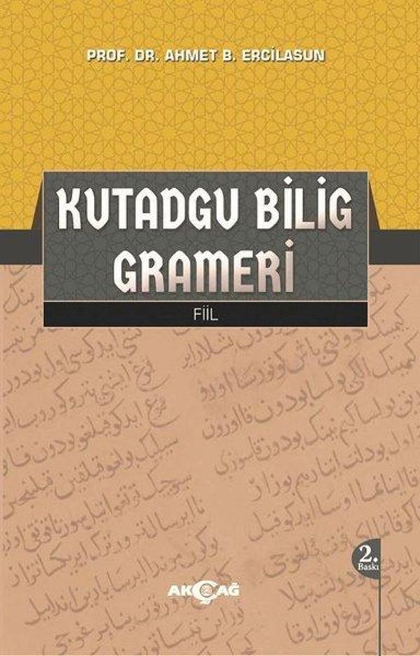 Kutadgu Bilig Grameri - Akçağ Yayınları - Image 1