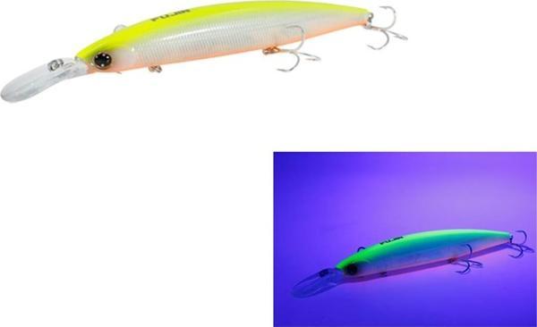 Fujin Deeper 125S-DR Slow Sinking Maket Balık 126 Chart Back Pearl - Image 1