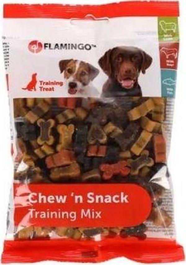 Flamingo Chewn Snack Mix Kemik Şeklinde Köpek Bisküvisi 150 Gr - Image 1