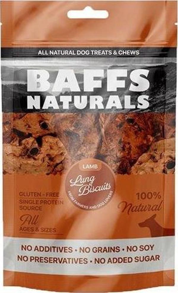 Baffs Naturals Kuzu Ciğer Bisküvi Köpek Ödül Maması 100 Gr - Image 1