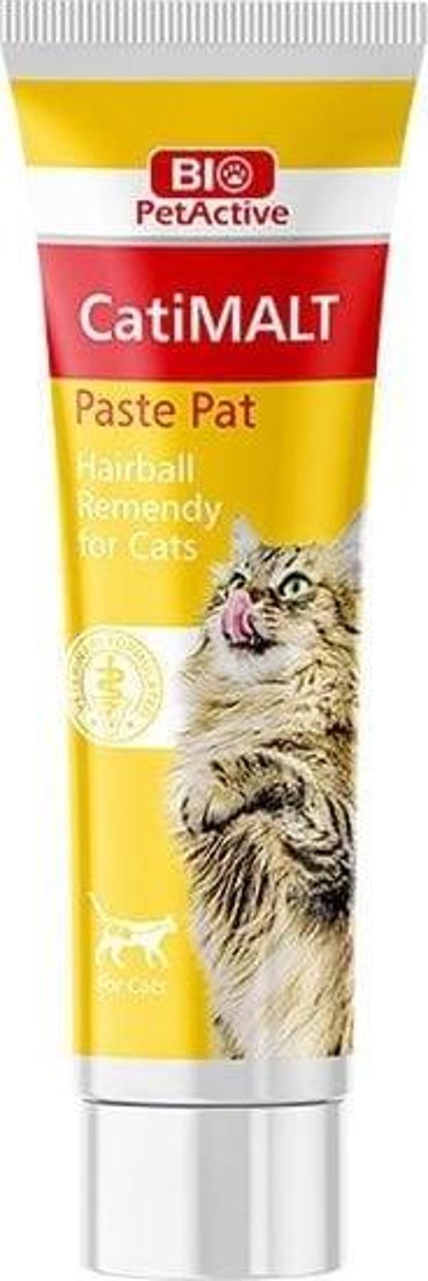 Bio PetActive Cati Malt Paste Tüy Yumaği Önleyici Kedi Vitamini 25 ml - Image 1