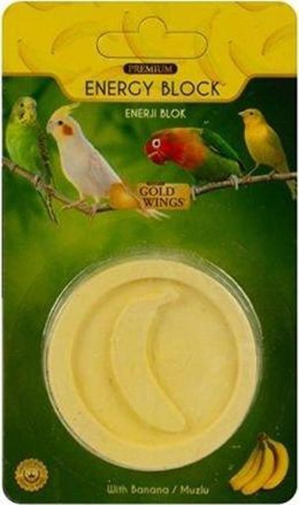 Gold Wings Premium Kuşlar için Muzlu Enerji Bloğu - Image 1