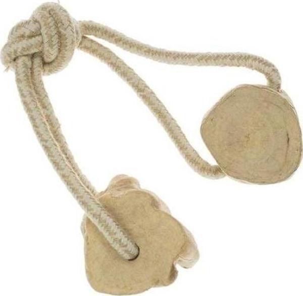 İmac Tek Düğümlü Kahve Ağacından İpli Köpek Oyuncağı 350 Gr 45 Cm - Image 1