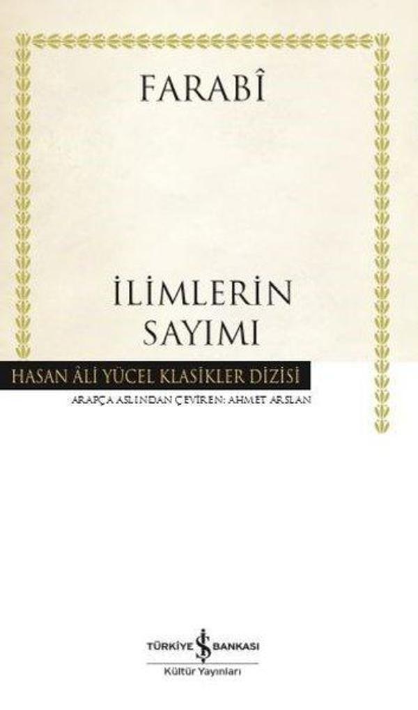 İlimlerin Sayımı-Hasan Ali Yücel Klasikler - İş Bankası Kültür Yayınları - Image 1