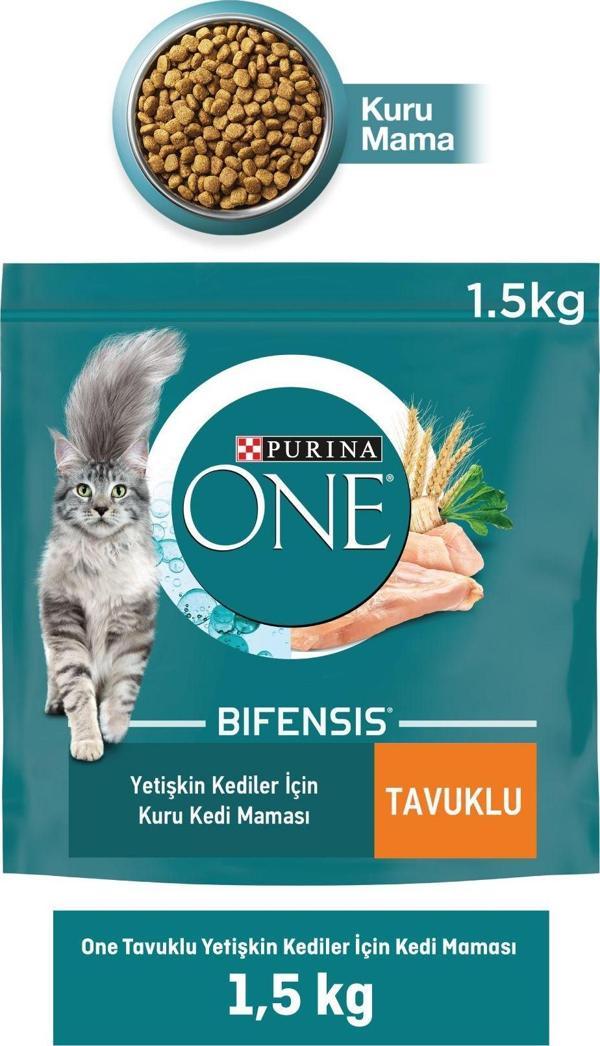 Purina One Tavuklu Yetişkin Kedi Maması 1.5 Kg - Image 1