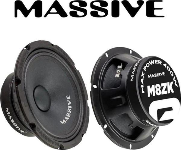 Massive Ms-m8zk 800watt / 300w Rms 20 Cm Premimum Oto Midrange Hoparlör Metal Kapaklı - Image 1